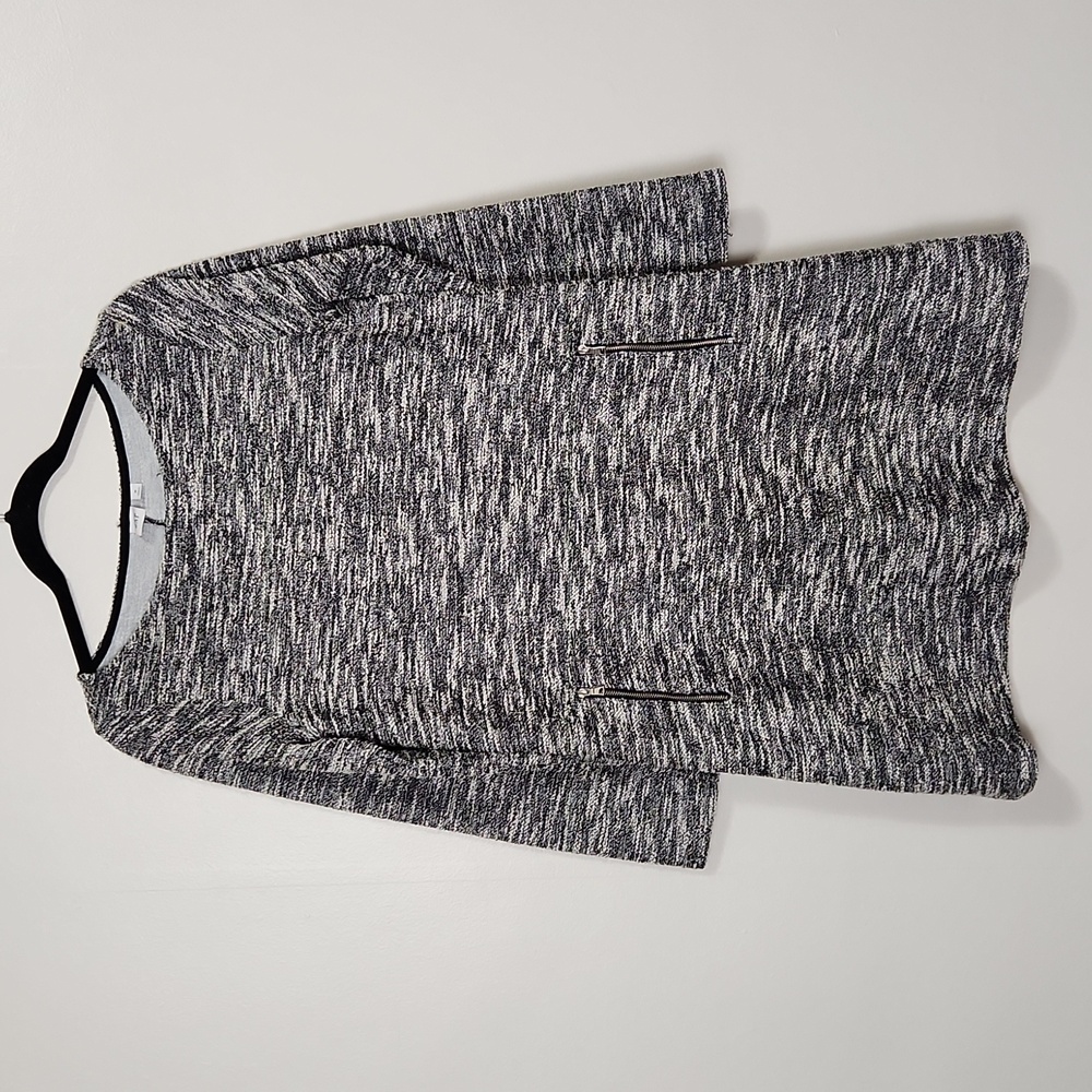 Gap Boucle Tweed Casual Long Sleeve Zippered pockets Dress